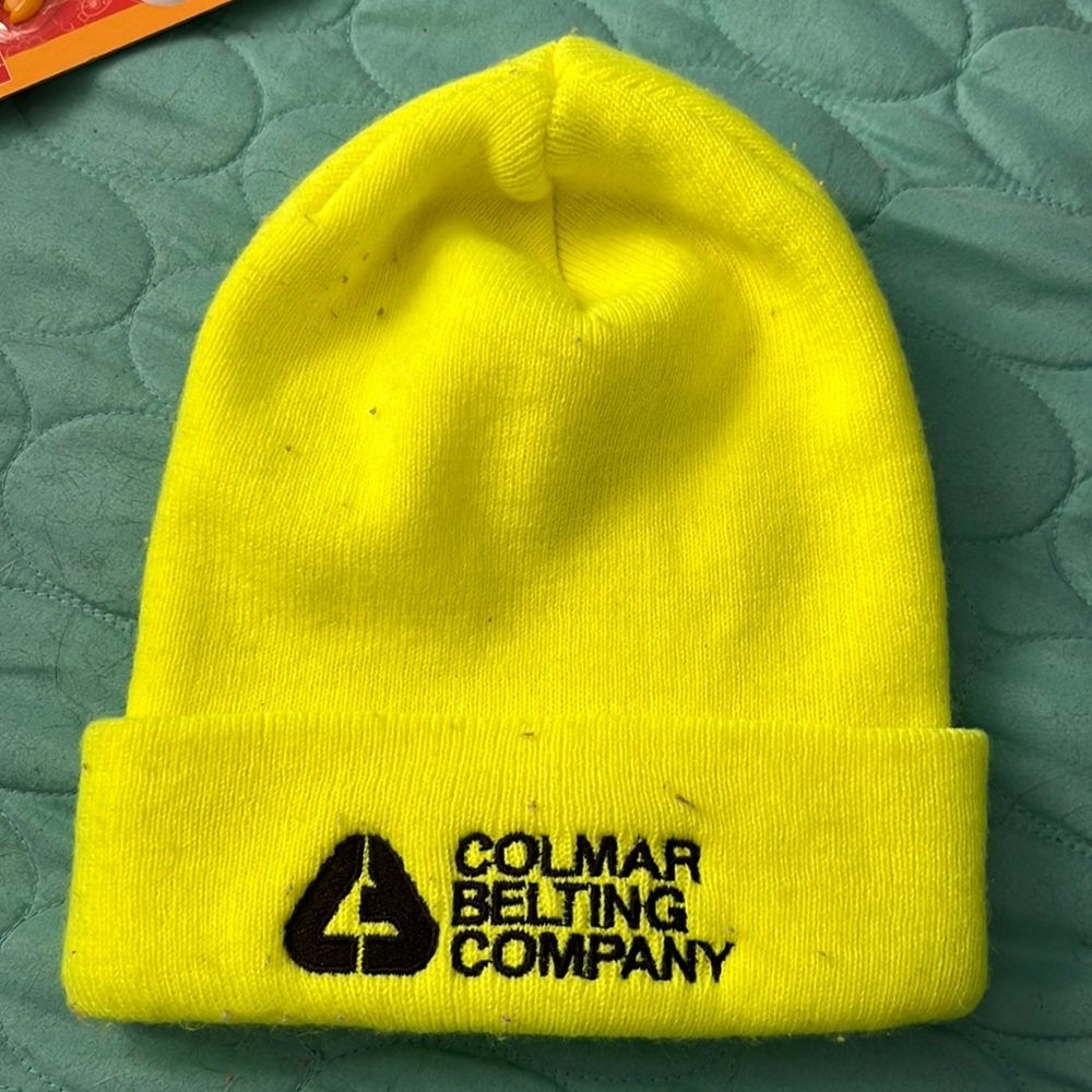 Colmar Belting Company Neon Green/Yellow Beanie